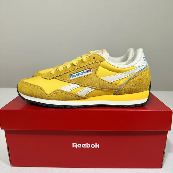 Reebok Classic Yellow and White Sneakers - Picture 1 of 7